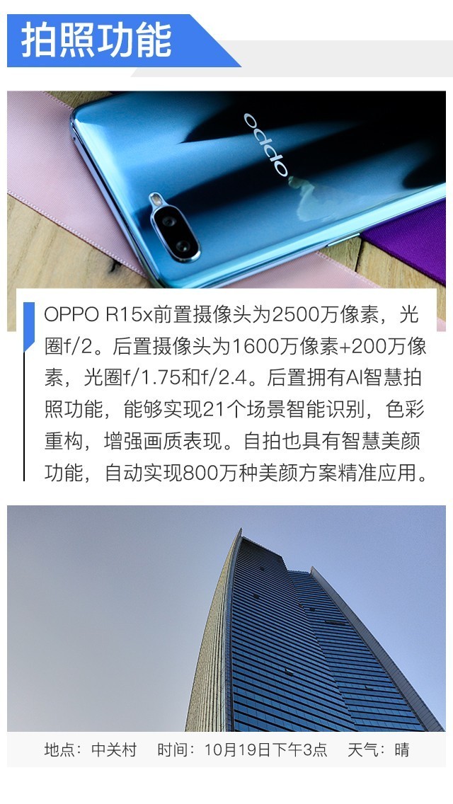 双十一剁完手还能买屏幕指纹 OPPO R15x全面评测 