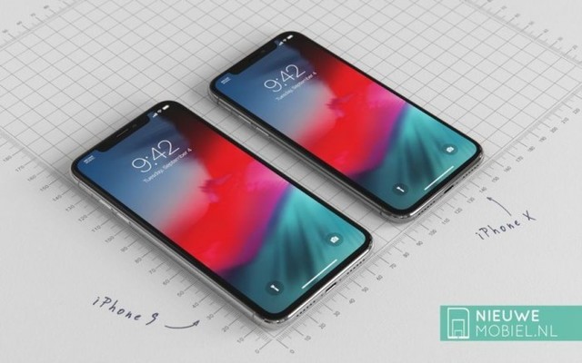 iPhone新机渲染图再曝 正面和苹果X没差 